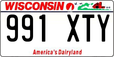 WI license plate 991XTY