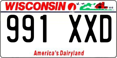 WI license plate 991XXD