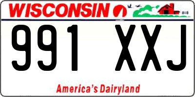 WI license plate 991XXJ
