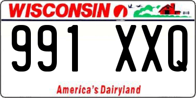 WI license plate 991XXQ