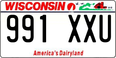 WI license plate 991XXU