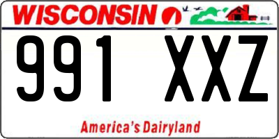 WI license plate 991XXZ