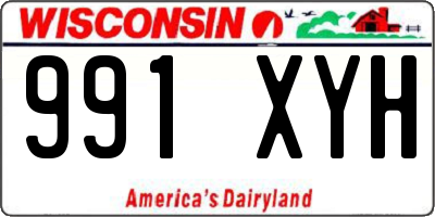 WI license plate 991XYH