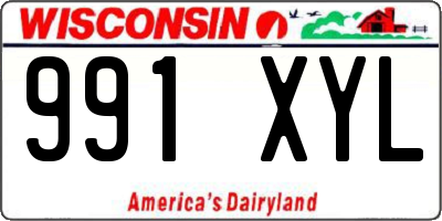 WI license plate 991XYL