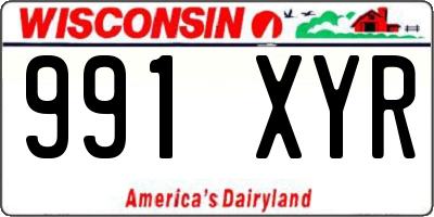 WI license plate 991XYR
