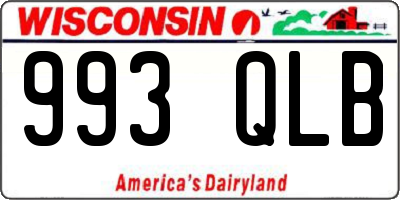 WI license plate 993QLB