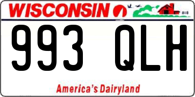 WI license plate 993QLH