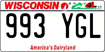WI license plate 993YGL