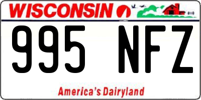 WI license plate 995NFZ