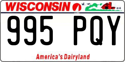 WI license plate 995PQY