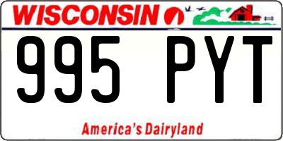 WI license plate 995PYT