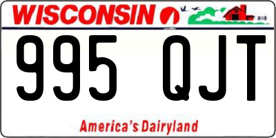 WI license plate 995QJT