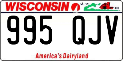 WI license plate 995QJV