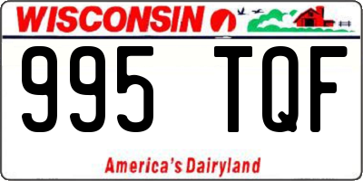 WI license plate 995TQF