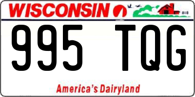 WI license plate 995TQG