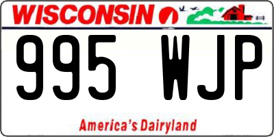 WI license plate 995WJP