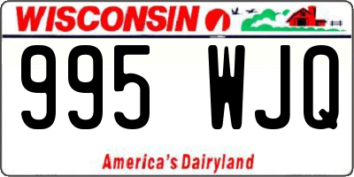 WI license plate 995WJQ