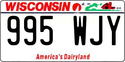 WI license plate 995WJY