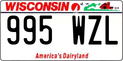 WI license plate 995WZL