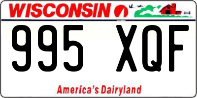 WI license plate 995XQF