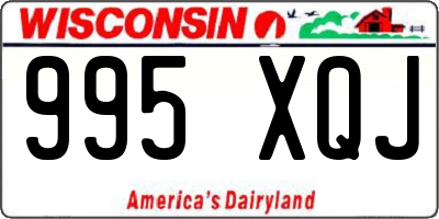WI license plate 995XQJ