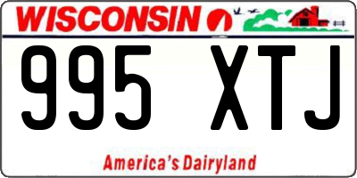 WI license plate 995XTJ