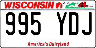 WI license plate 995YDJ