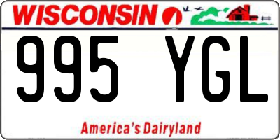 WI license plate 995YGL