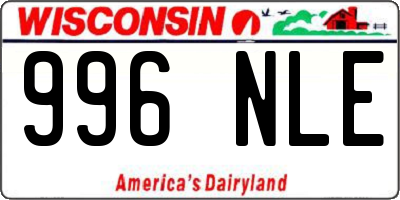 WI license plate 996NLE