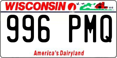 WI license plate 996PMQ