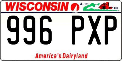 WI license plate 996PXP