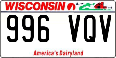 WI license plate 996VQV
