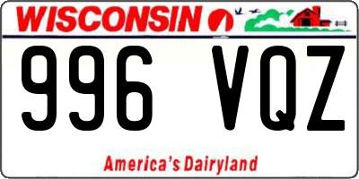 WI license plate 996VQZ