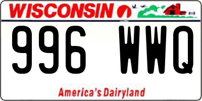 WI license plate 996WWQ