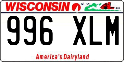 WI license plate 996XLM