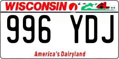 WI license plate 996YDJ