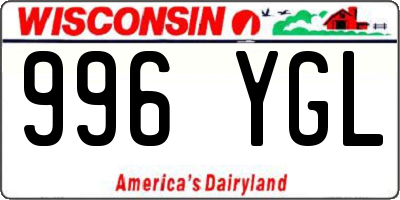 WI license plate 996YGL