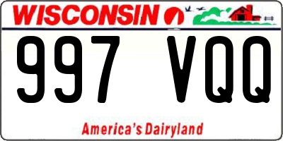 WI license plate 997VQQ