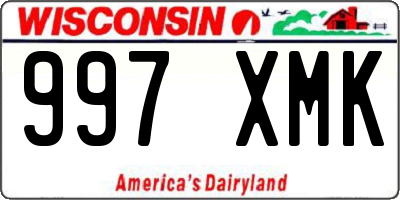 WI license plate 997XMK