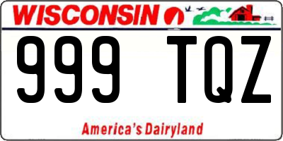 WI license plate 999TQZ