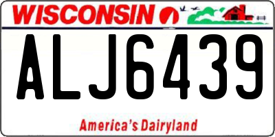 WI license plate ALJ6439