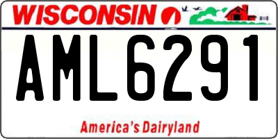 WI license plate AML6291