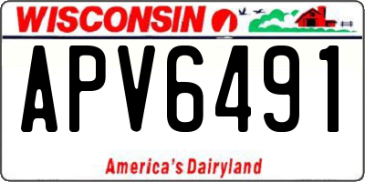 WI license plate APV6491