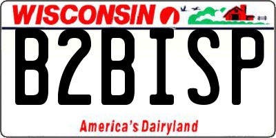 WI license plate B2BISP