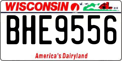 WI license plate BHE9556