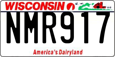 WI license plate NMR917