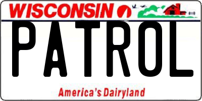 WI license plate PATR0L