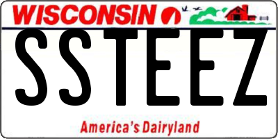 WI license plate SSTEEZ