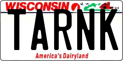 WI license plate TARNK