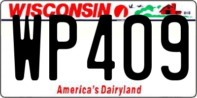 WI license plate WP409